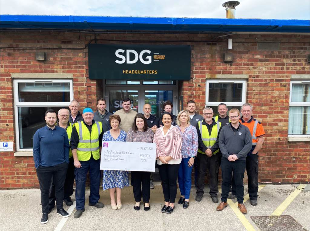 SDG staff charity of the year cheque 2022 23 2.0 1 - We Are SDG